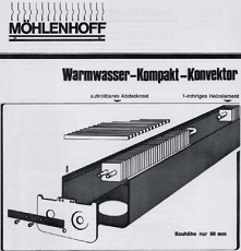 Рекламный проспект одного из первых конвекторов Mohlenhoff