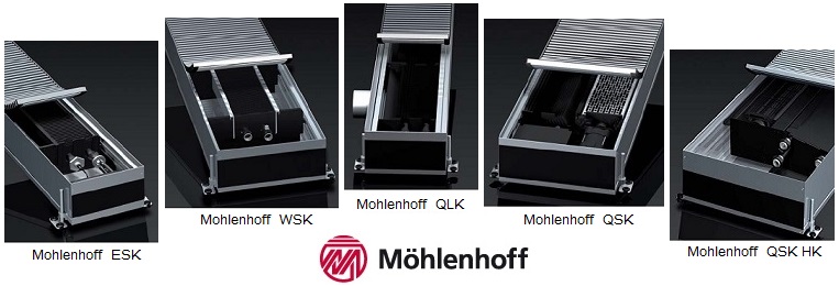 Все серии конвекторов Mohlenhoff